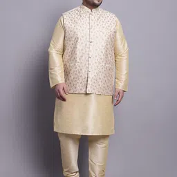 SOJANYA PLUS Kurta With Pyjamas & Nehru Jacket-41