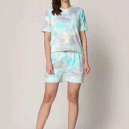 styledose Printed T-shirt & Shorts-47