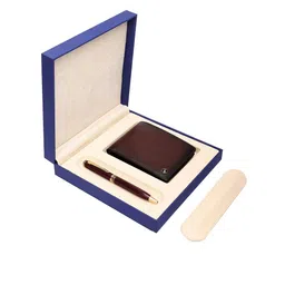 Lapis Bard Men Red Solid Accessory Gift Set-image-35