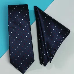 Tossido Men Woven Design Tie And Pocket Square Accessory Gift Set-image-33