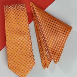 Tossido Men Printed Tie & Pocket Square Accessory Gift Set-image-35