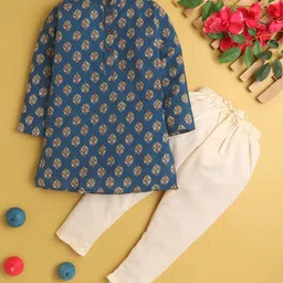 BAESD Boys Printed Regular Kurta with Pyjamas-57