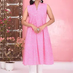 Bunaai Women Printed Pure Cotton Kurta with Palazzos-picture-20