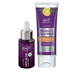 Iba Purple Advanced Activs Vitamin C Face Wash & Skin Glow Power Serum Combo-3