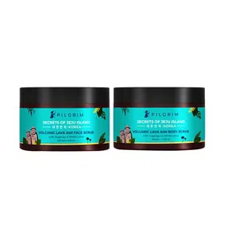 Pilgrim Set of Secrets of Jeju Island Set of Volcanic Lava Ash Face & Body Scrubs-27
