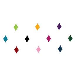 Comet Busters 10 Pcs Reusable Designer Bindis - Multicoloured image 2