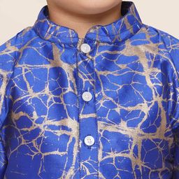 Sethukrishna Boys Abstract Printed Kurta with Dhoti Pants image 2