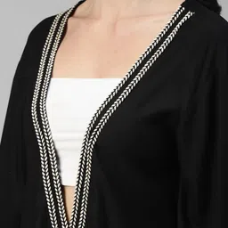 DEEBACO Open Front Shrug & Shorts image 4