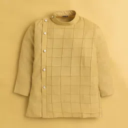 BAESD Boys Checked Regular Kurta With Pyjamas image 2