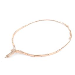AMI Rose Gold-Plated Cubic Zirconia-Studded Jewellery Set image 3