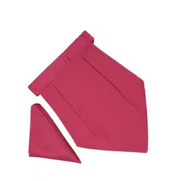 Tossido Men Pink & White Self-Design Microfibre Accessory Gift Set-picture-7