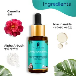 Pilgrim Set of Secrets of Jeju Island Face Toner-Skin Clarifying Serum & Face Mask image 2