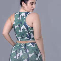 Keepfit Plus Size Abstract Printed Round Neck Swim Set image 5