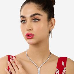 AMI Set Of 2 Stone-Studded Jewellery Set image 4