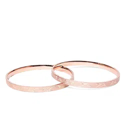 Anouk Set Of 2 Rose Gold-Plated Bangles image 2