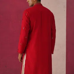 KALPRAAG Embroidered Mirror Work Regular Kurta with Patiala & With Dupatta image 5
