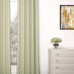 Story@home Beige Set Of 1 Long Door Curtain-51