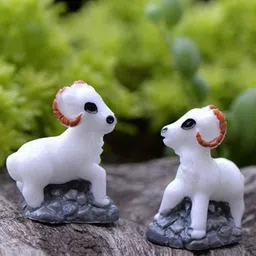 TAYHAA Set Of 12 White & Grey Garden Accessories-7