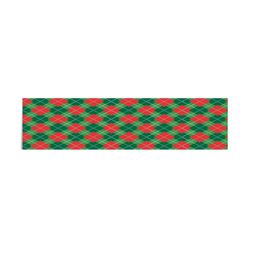 THEYAYACAFE Green & Red 7 Pieces Geometric Tablemats & Table Runner image 5