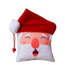 Indigifts Set Of 8 Decoration Reversible Santa Soft Toys image 3