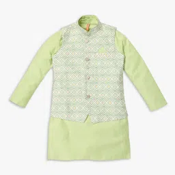 Ethnicity Boys Regular Kurta with Trousers-picture-45