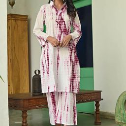 Lavanya The Label Dyed Pure Cotton Kurta with Trousers Set-picture-13