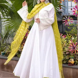Lavanya The Label Women Ethnic Embroidered Pure Cotton Kurta With Leggings & Dupatta-image-65