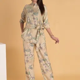 Do Dhaage Printed Shirt With Trousers-image-25