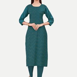 Riti Embroidered Sequinned Regular Kurta with Trousers-image-46