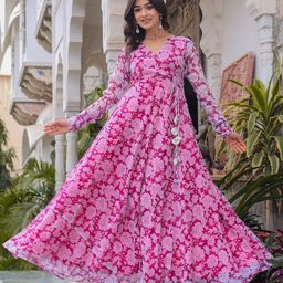 BYUTIFY Women Floral Printed Regular Kurta with Trousers-picture-58