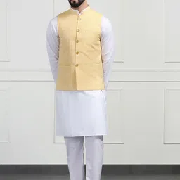 TAHVO Mandarin Collar Straight Solid Kurta Sets-image-75