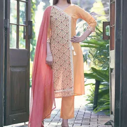 KALINI Women Ethnic Motifs Printed Regular Kurta with Trousers & With Dupatta-40