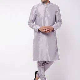 VASTRAMAY Men Regular Kurta with Churidar-image-60