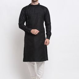 Benstoke Men Maroon Kurta with Churidar-image-6