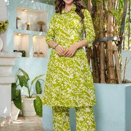 Jollity Women Floral Printed Regular Kurta with Palazzos-picture-56