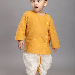 Biglilpeople Boys Printed Regular Pure Cotton Kurta & Dhoti Pants-image-55