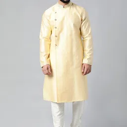 TheEthnic.Co Ethnic Motifs Woven Design Regular Kurta With Pyjamas-picture-4