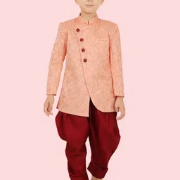 Ethniks Neu-Ron Boys Ethnic Motifs Printed Regular Kurta with Pyjamas-image-9