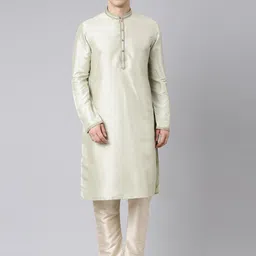 TheEthnic.Co Thread Work Kurta with Pyjamas-image-15
