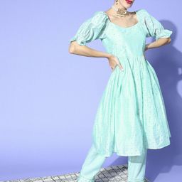 KALINI Women Empire Kurta with Trousers-image-82
