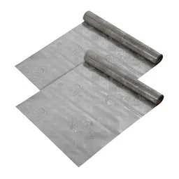 Kuber Industries Grey 2 Pieces Printed Kitchen Cabinet Shelf Liner-36