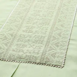 indo street Yoke Design Pleated Thread Work A-Line Kurta With Palazzos image 5