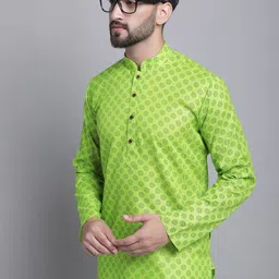 Armaan Ethnic Men Printed Regular Kurta with Pyjamas image 3