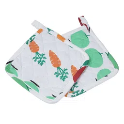 Soumya Set Of 5 Multicolored Printed Cotton Kitchen Linen Set image 5