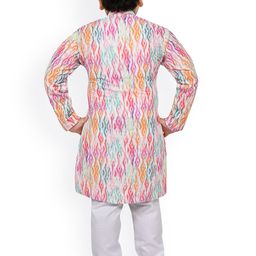 BAESD Boys Ethnic Motifs Printed Regular Kurta with Pyjamas image 5