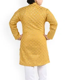 BAESD Boys Ethnic Motifs Printed Regular Kurta with Pyjamas image 2