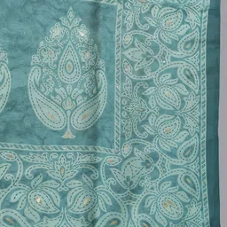 KALINI Bandhani Printed Kurta & Trousers With Dupatta image 2