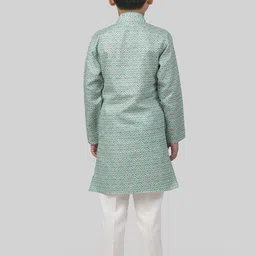 ahhaaaa Boys Ethnic Motifs Printed Regular Kurta With Pyjama image 4