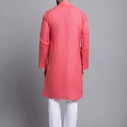 Armaan Ethnic Men Striped Regular Kurta with Pyjamas image 3