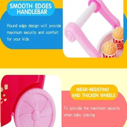 ADKD Kids Ice Cream Toy Cart Play Set With Music & Light Role Play Sets image 3